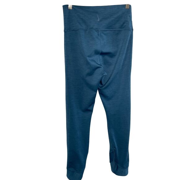 Nike Heather Blue Yoga Wrap 7/8 Tight Crossover Waist Active Leggings - Picture 10 of 10